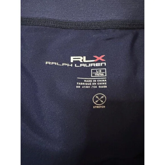RLX Ralph Lauren Blue Pinstripe Athletic Golf Skort Size Large - Picture 3 of 6